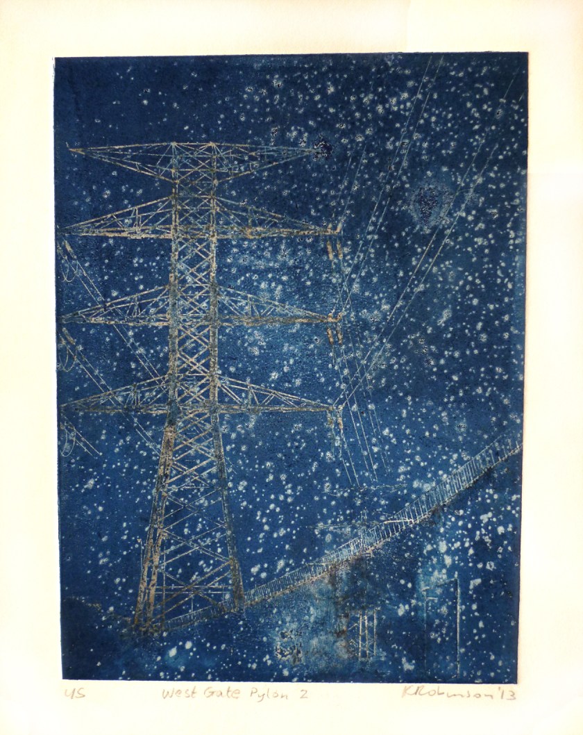 West Gate Pylon 2, 2013, photopolymer print