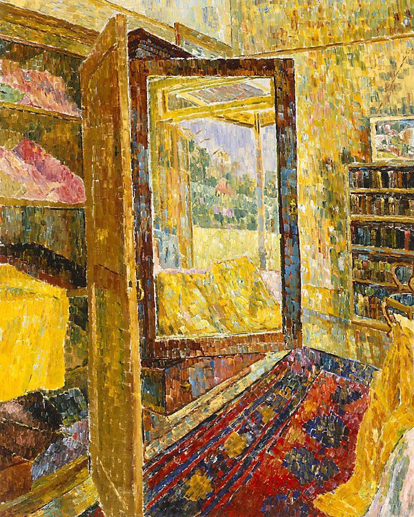 Interior with Wardrobe Mirror, oil, 1955
